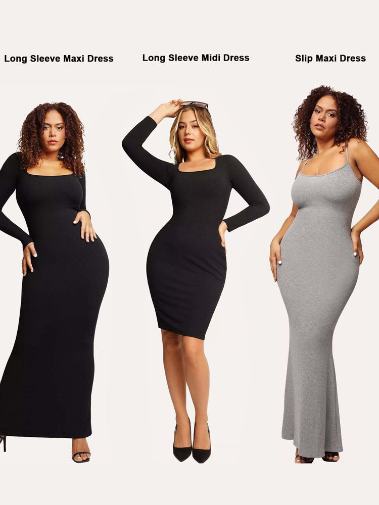 🔥Summer Hot Sale 50% OFF🔥Built-in shapewear Soft casual dresses