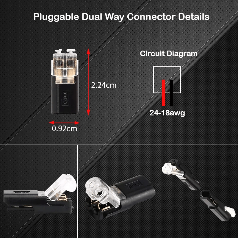 (🔥HOT SALE - 50%OFF🔥) Double-wire Plug-in Connector With Locking Buckle