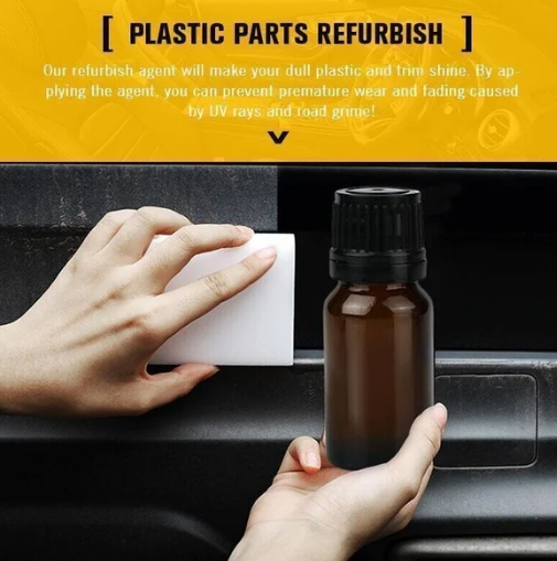 🔥Last Day Save 70% 0FF - Plastic Parts Refurbish Agent - Make your car shine like new!!