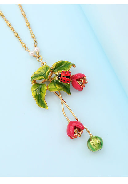 Ladybug Necklace