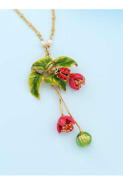 Ladybug Necklace