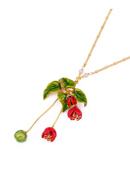 Ladybug Necklace