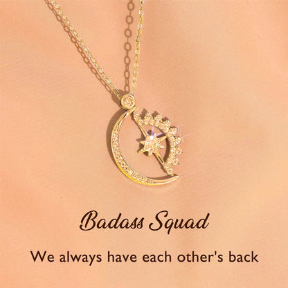 Last Day Promotion 49% OFF💓 To My Badass Squad Necklace - ''We always have each other's back''👩‍❤️‍👩