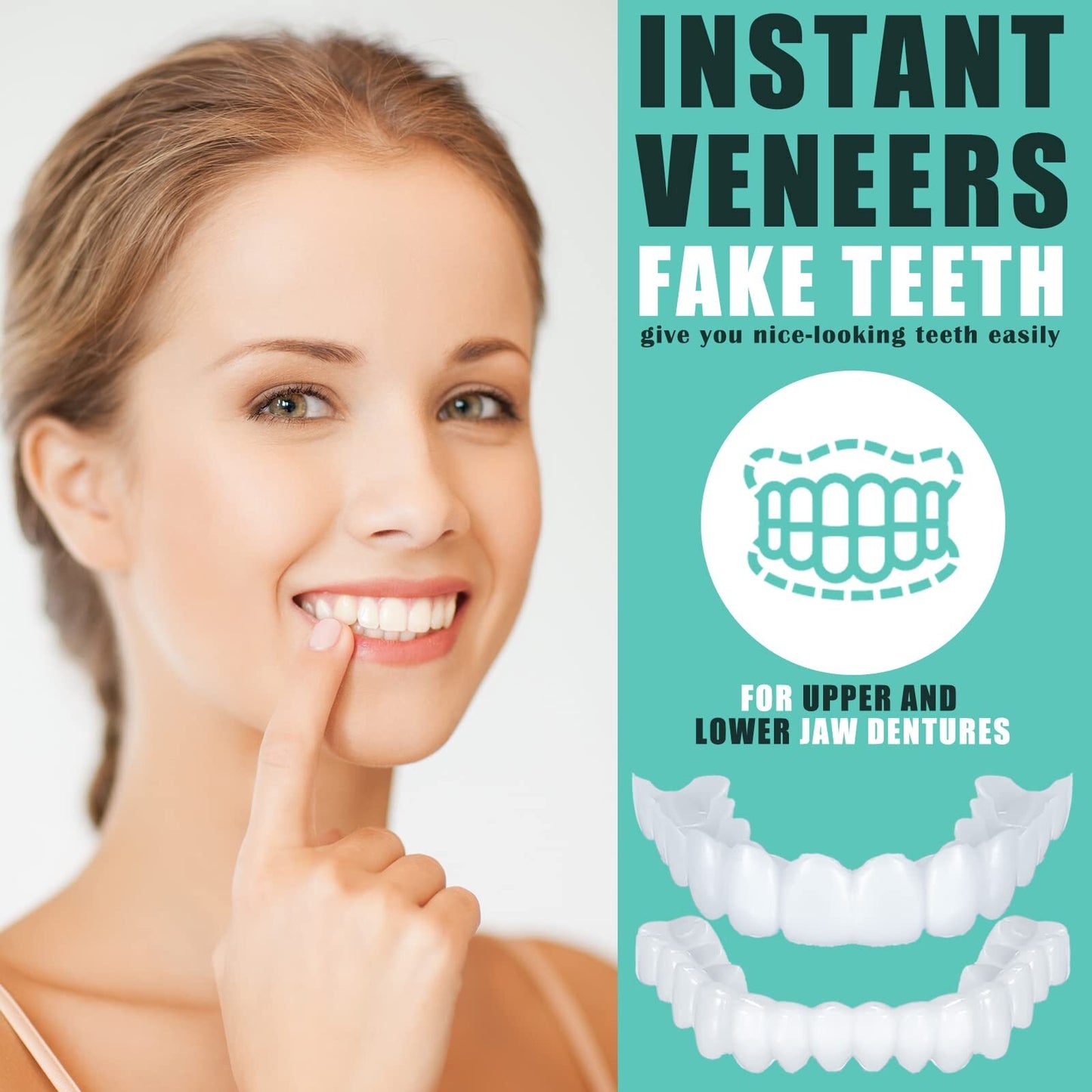 💝2023 Father's Day Save 48% OFF👨‍⚕Adjustable Snap On Dentures😁