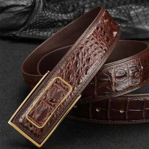 🔥Hot Sale 50% OFF🔥Genuine Crocodile Backbone Skin Leather Belt