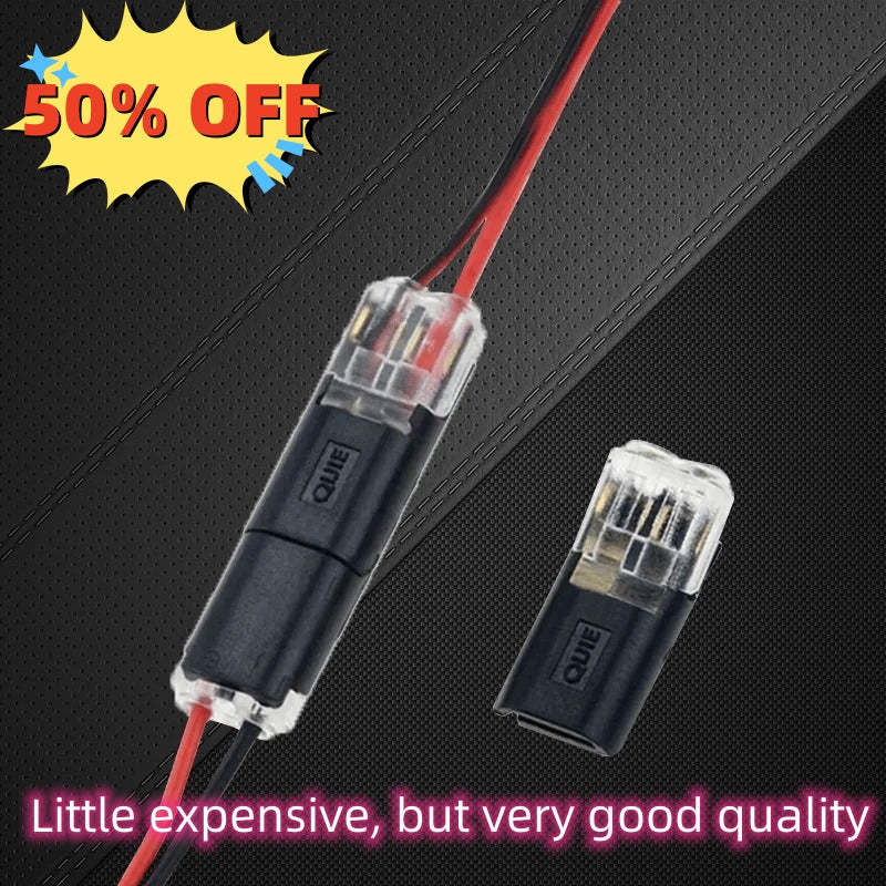 (🔥HOT SALE - 50%OFF🔥) Double-wire Plug-in Connector With Locking Buckle