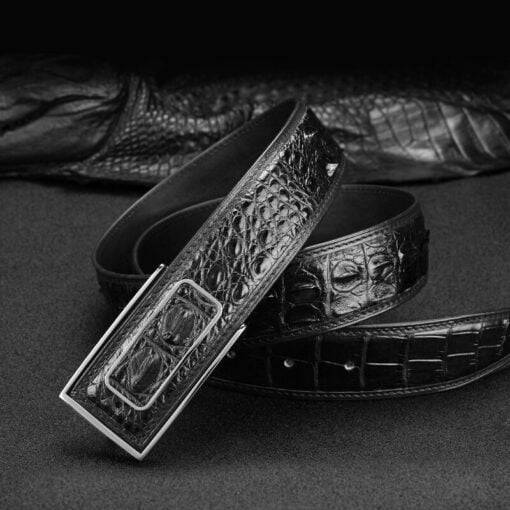 🔥Hot Sale 50% OFF🔥Genuine Crocodile Backbone Skin Leather Belt