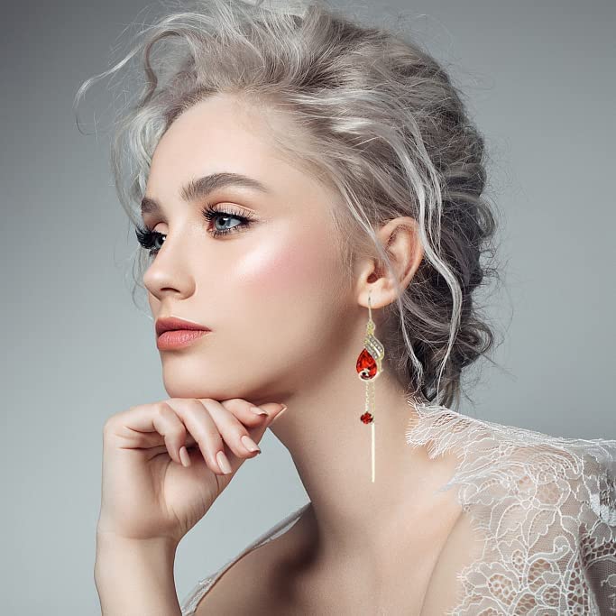 Fashion Shiny Peacock Crystal Earrings