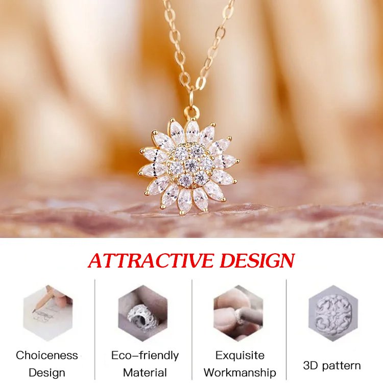 (Buy 1 Get 1 Free) Rotatable Sunflower Jewelry Set