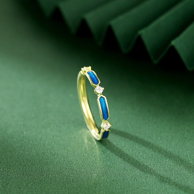 Original Enamel Zirconia Ring