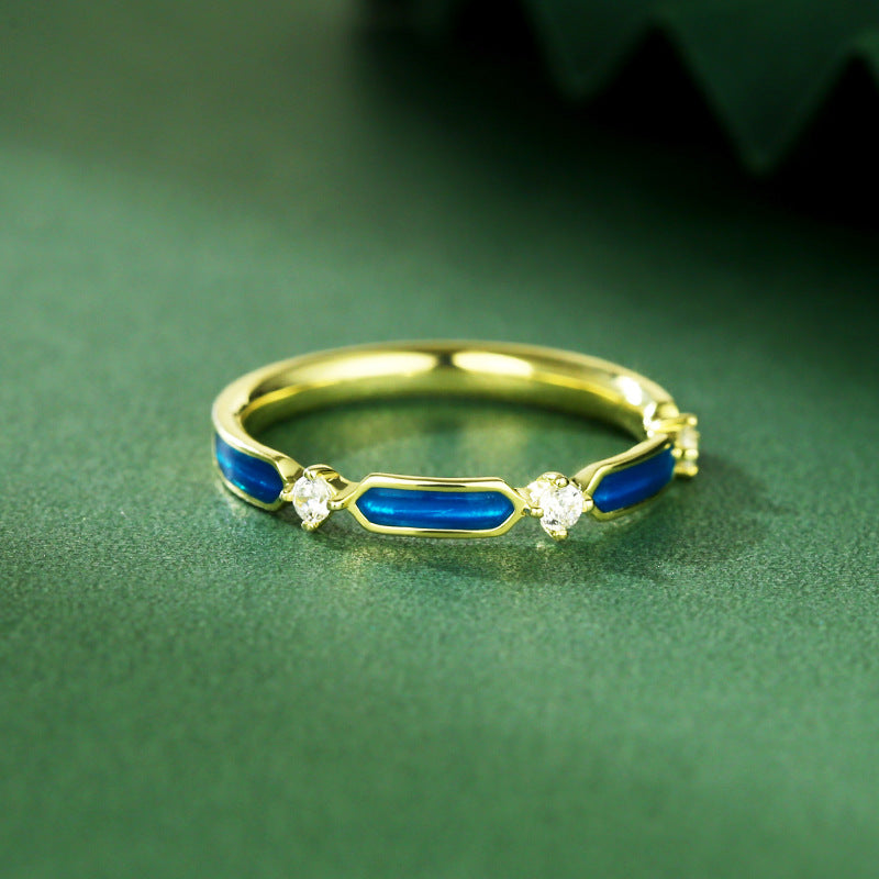 Original Enamel Zirconia Ring