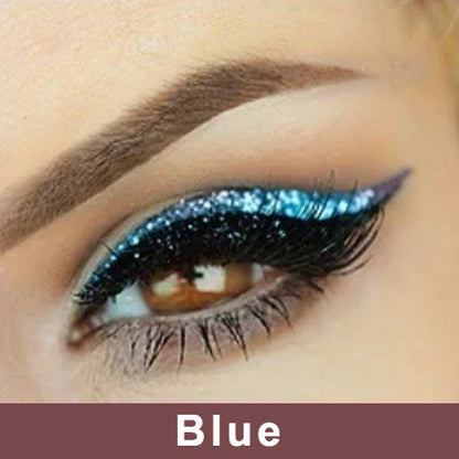 2 In 1 Reusable Glitter Eyeliner and Eyelash Stickers