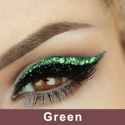 2 In 1 Reusable Glitter Eyeliner and Eyelash Stickers