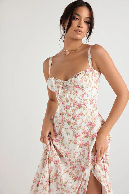 🔥Summer Hot Sale 50% OFF🔥Print Bustier Sundress