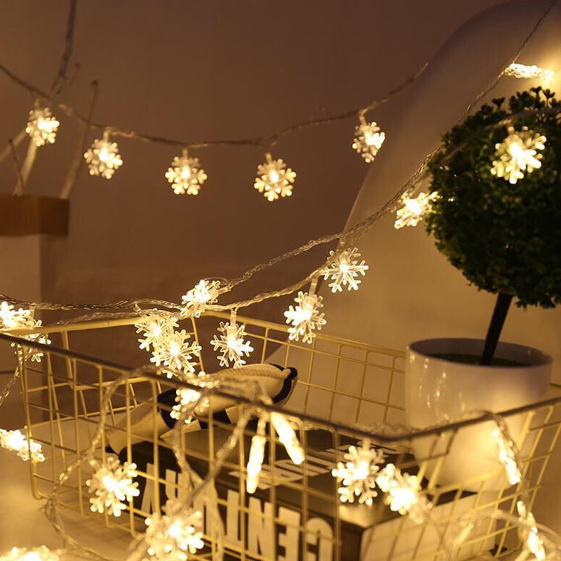 Christmas Snowflake String Lights