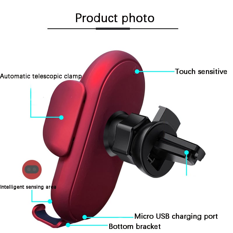 🔥 Summer Hot Sale 49% OFF 🔥 Smart Car Wireless Charger Phone Holder