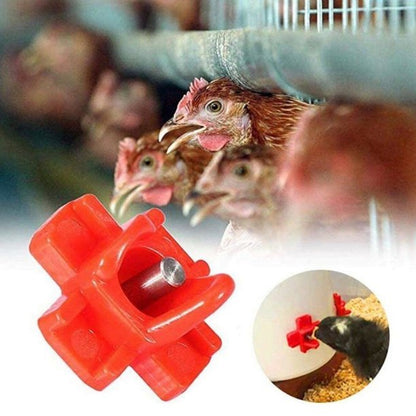 Horizontal Side Mount Automatic Poultry Waterer (10PCS)