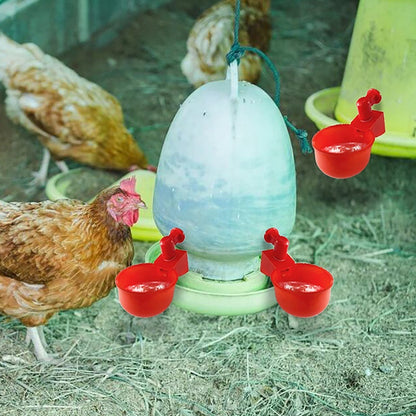 (⚡Flash Sale Today - 49% OFF) 6PCS/SET Automatic Poultry Drinking Bowl - Buy 2 Get 1 Free