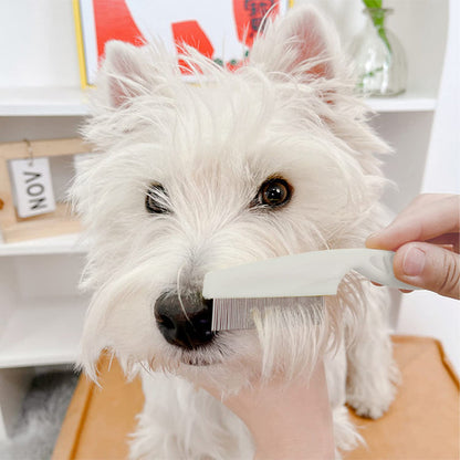 😆🐶🐱New!!Multifunctional Pet Hair Comb Flea and Tear Stain Removal