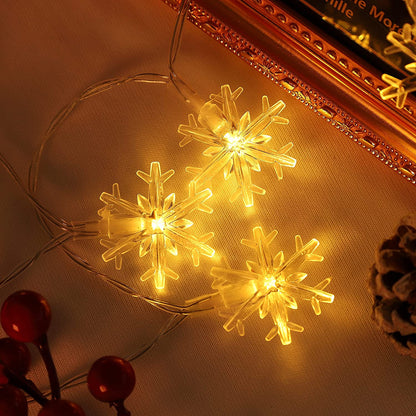 Christmas Snowflake String Lights