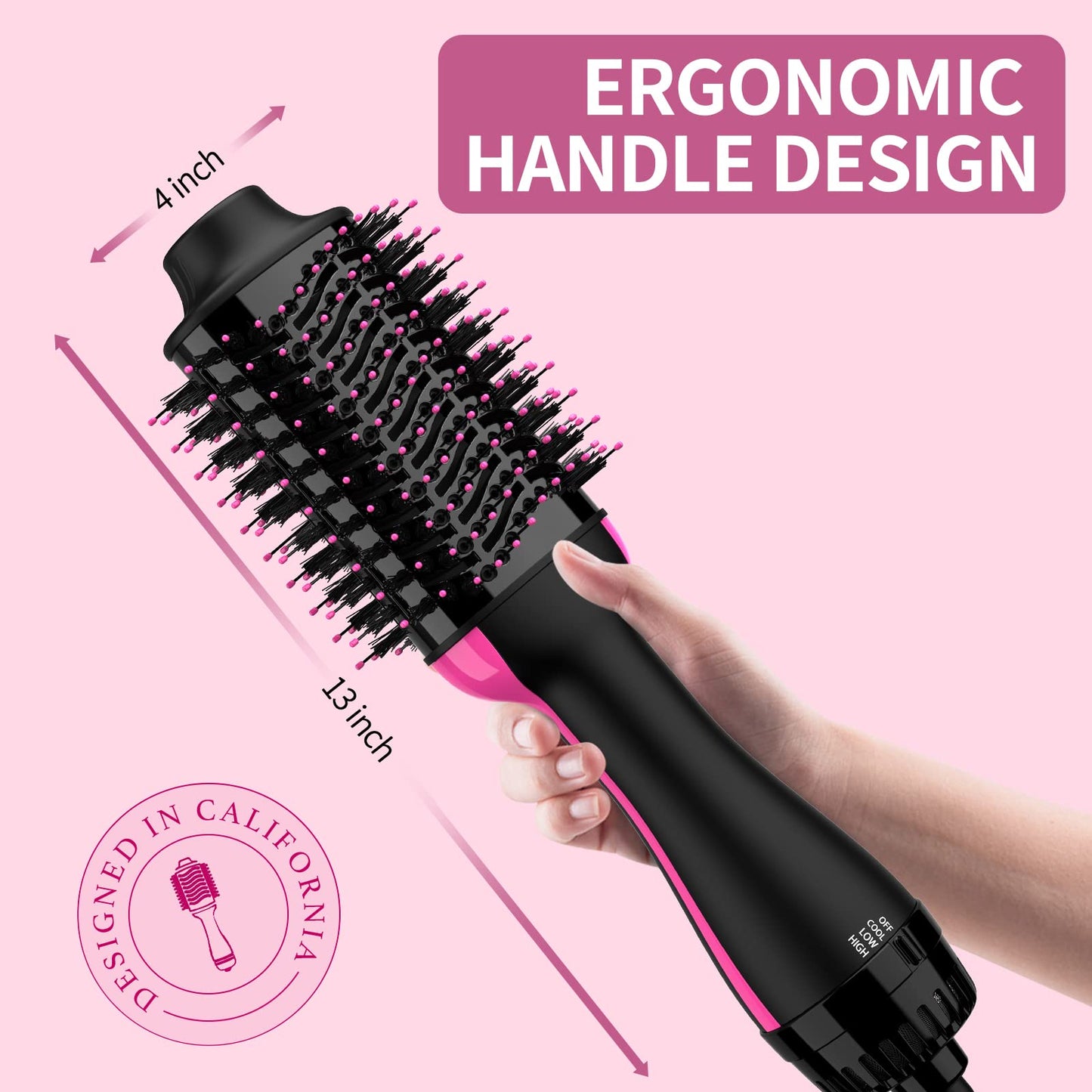 Hair Dryer Brush Blow Dryer Brush in One Upgraded 4 in 1 Hair Dryer and Styler Volumizer