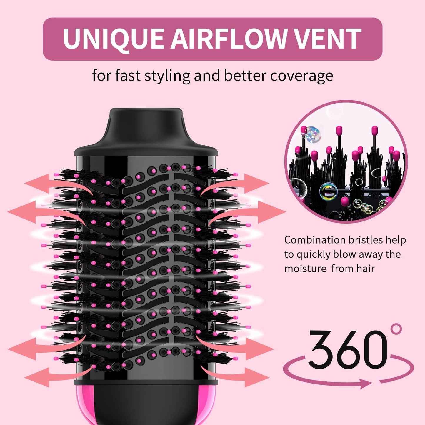 Hair Dryer Brush Blow Dryer Brush in One Upgraded 4 in 1 Hair Dryer and Styler Volumizer