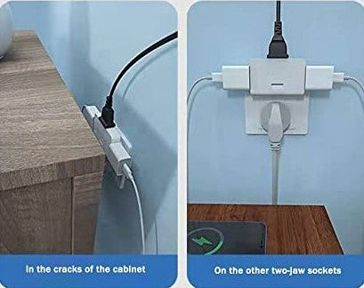 (3PCS+1 For Free)3 in 1 Rotatable Socket Converte