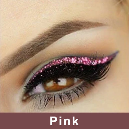 2 In 1 Reusable Glitter Eyeliner and Eyelash Stickers