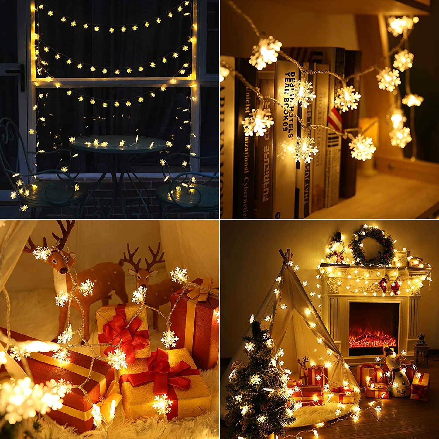 Christmas Snowflake Shaped lamp string (EARLY CHRISTMAS SALE - BUY TWO GET ONE FREE)