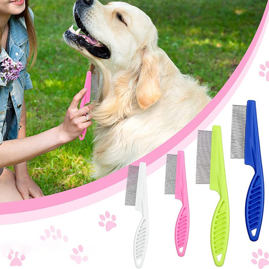 😆🐶🐱New!!Multifunctional Pet Hair Comb Flea and Tear Stain Removal