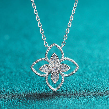 Moissanite Pendant Necklace For Women Fine Jewelry