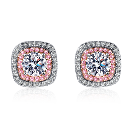 Ineffabe  Moissanite Stud Earrings For Women Top Quality