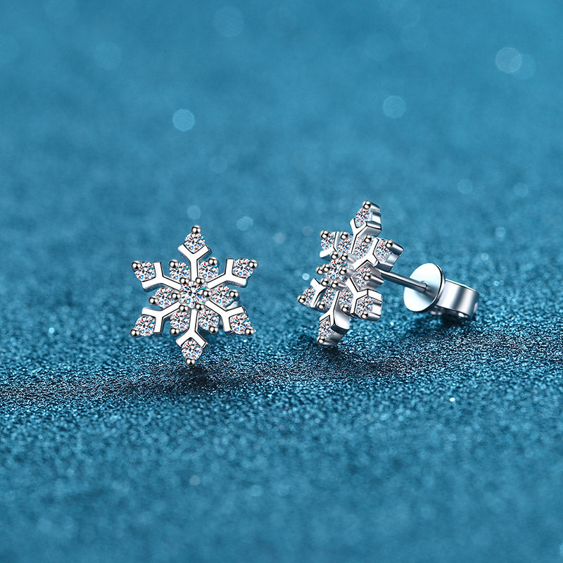 Moissanite Stud Earrings For Women White Gold