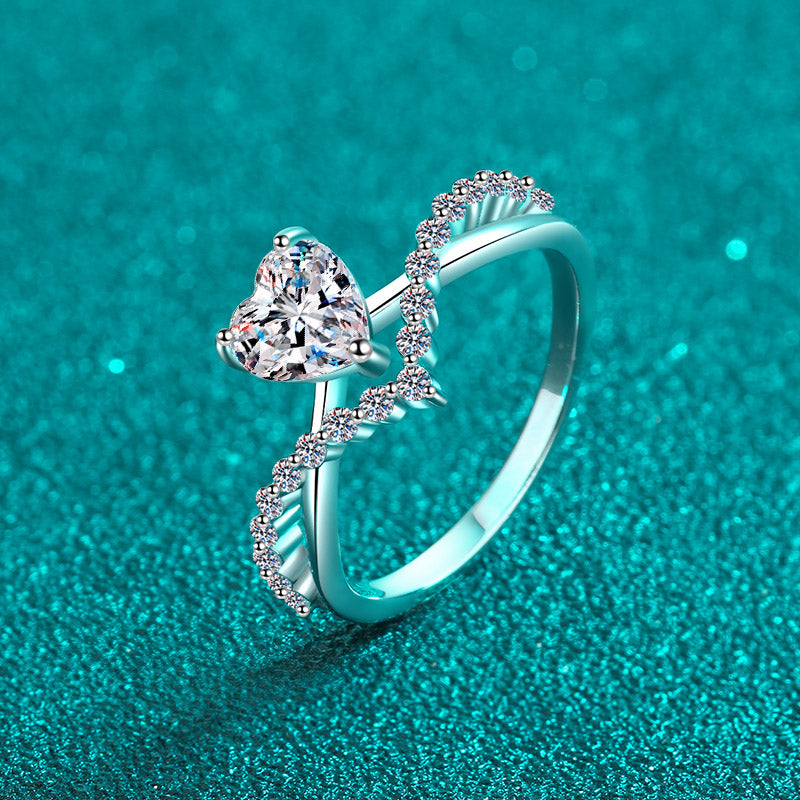 Petite Twist Diamond Engagement Ring