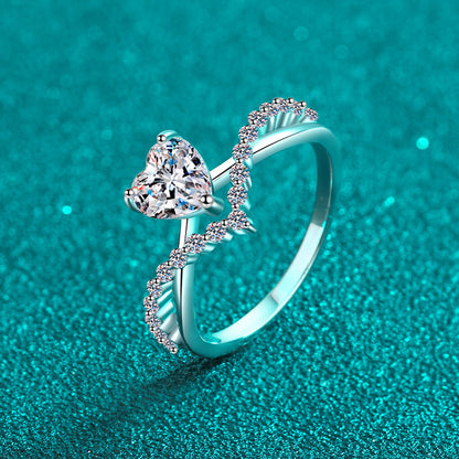 Petite Twist Diamond Engagement Ring