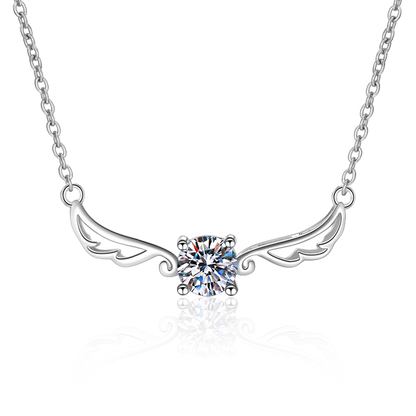 Moissanite Pendant Necklace For Women White Gold