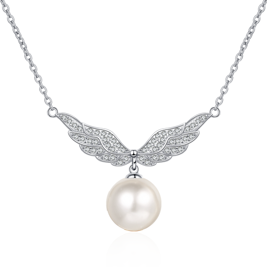 Freshwater Cultured Pearl Necklace Moissanite