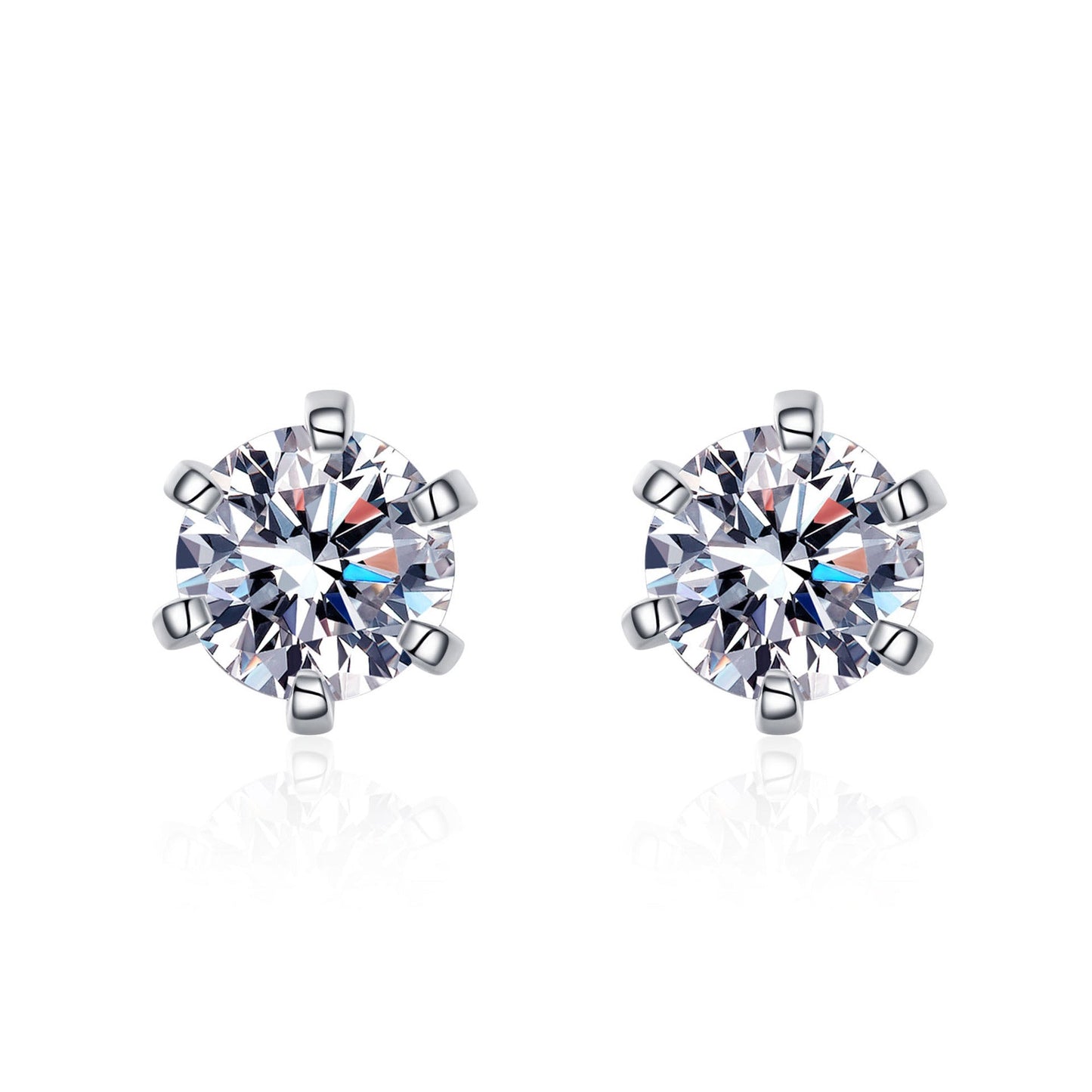 Stud Earrings For Women White Gold