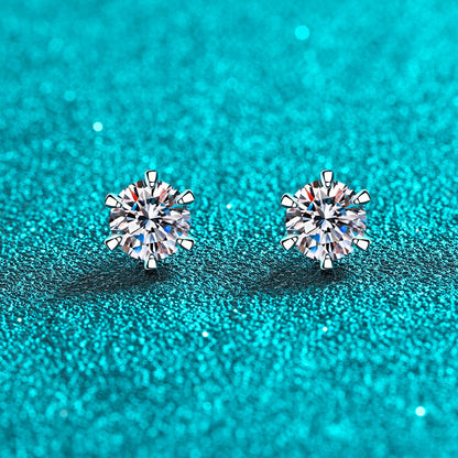 Stud Earrings For Women White Gold