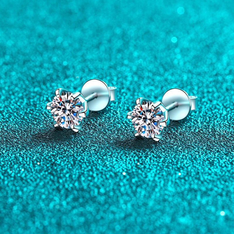 Stud Earrings For Women White Gold