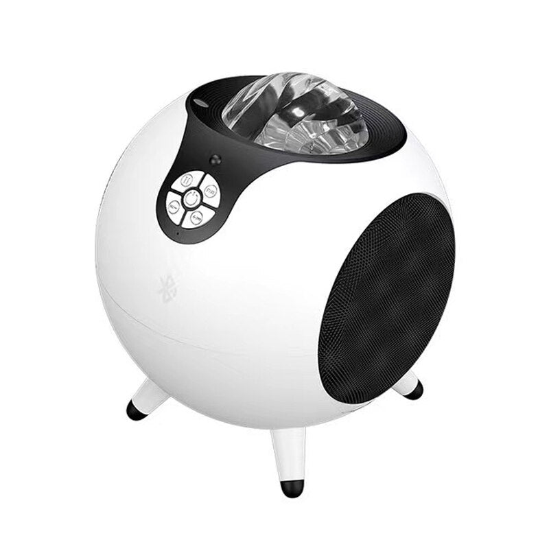 Led Star Galaxy Night Light Bluetooth Dual Speaker