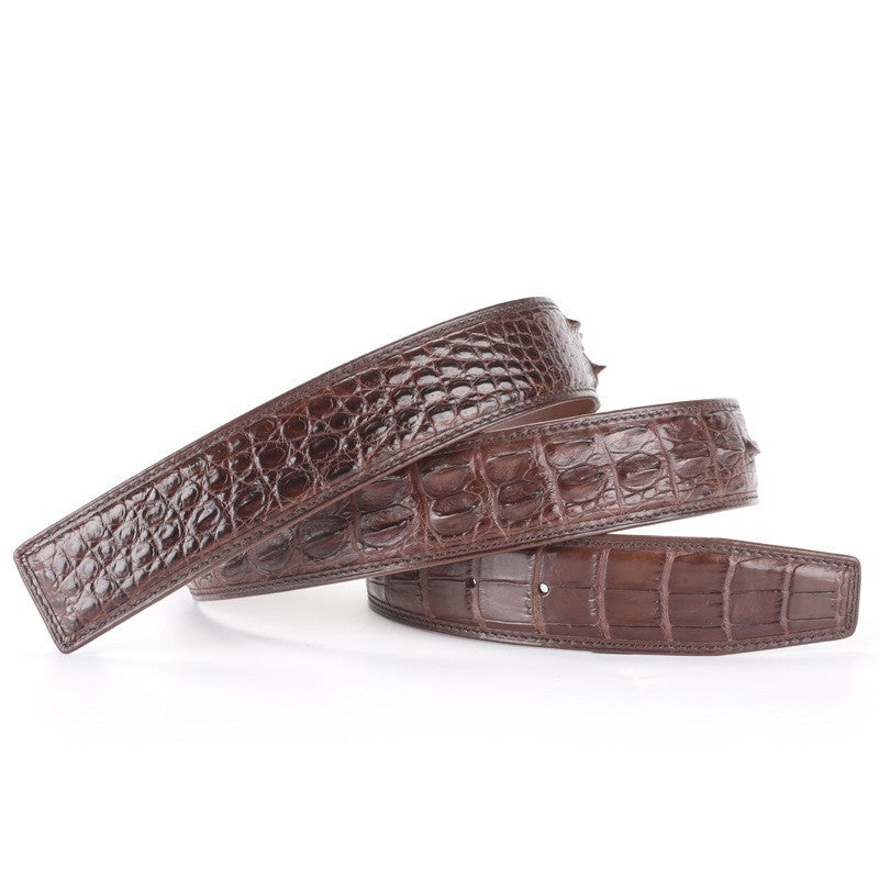 🔥Hot Sale 50% OFF🔥Genuine Crocodile Backbone Skin Leather Belt