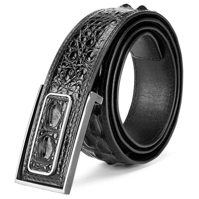 🔥Hot Sale 50% OFF🔥Genuine Crocodile Backbone Skin Leather Belt