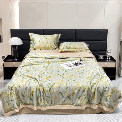 Water-washed Silk Summer Bedding Set