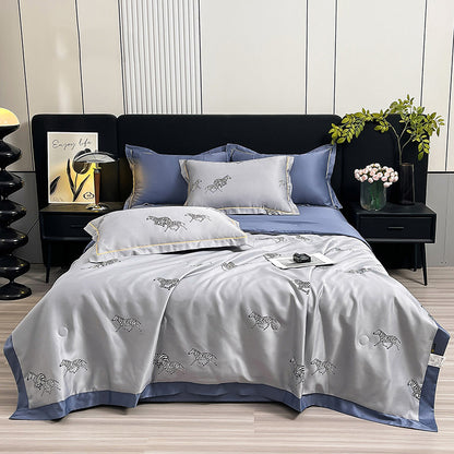 Water-washed Silk Summer Bedding Set