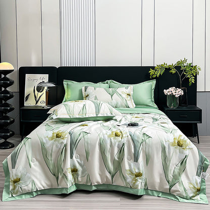 Water-washed Silk Summer Bedding Set