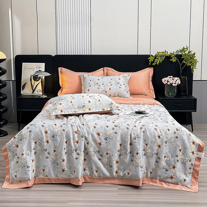 Water-washed Silk Summer Bedding Set