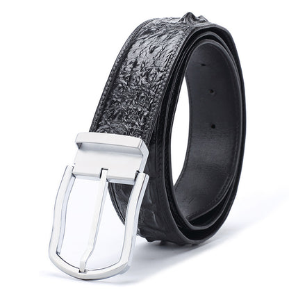 🔥Hot Sale 50% OFF🔥Genuine Crocodile Backbone Skin Leather Belt