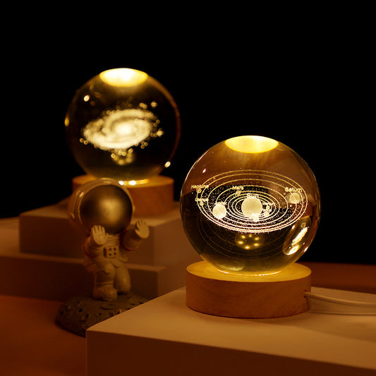 Crystal ball led light ornaments