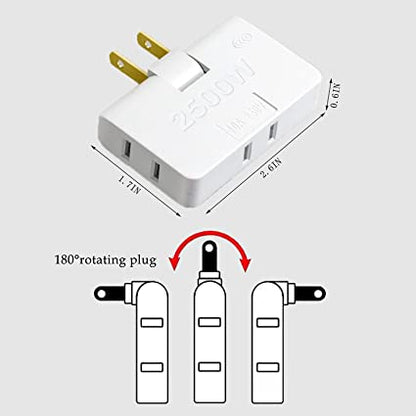 (3PCS+1 For Free)3 in 1 Rotatable Socket Converte